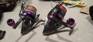 Manivelas carrete MV Spools Morado