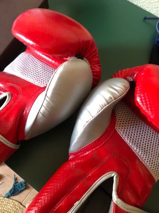 Guantes de Boxeo Molu Profesionales Rojos