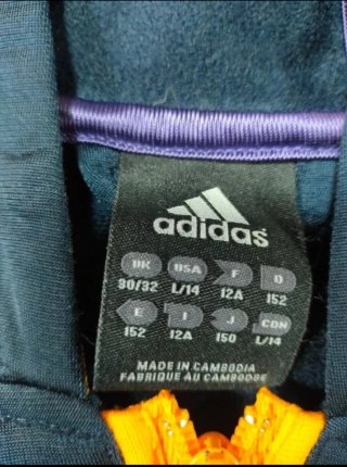 Giacca tuta Adidas vintage cappuccio 2003