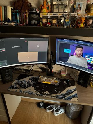 Monitor AOC Curvo 32” Negro/Rojo