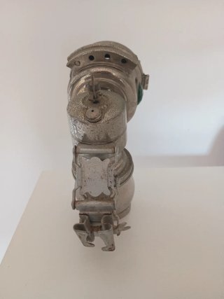 Lámpara de carburo para bicicleta antigua