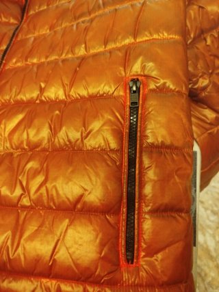 Chaqueta Desigual Plumas Marrón Naranja XXL