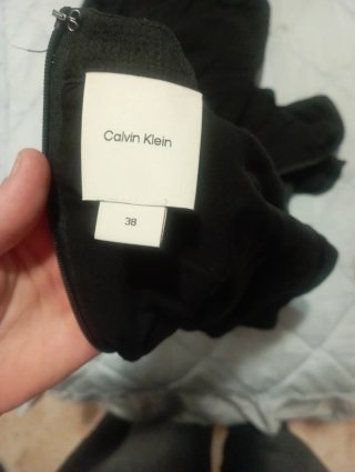 Vestido Negro Calvin Klein Talla M
