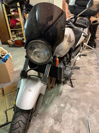 Honda CBF 600 N Naked Plata