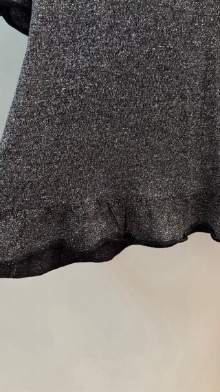 Conjunto punto Zara gris y plateado