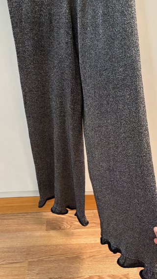 Conjunto punto Zara gris y plateado