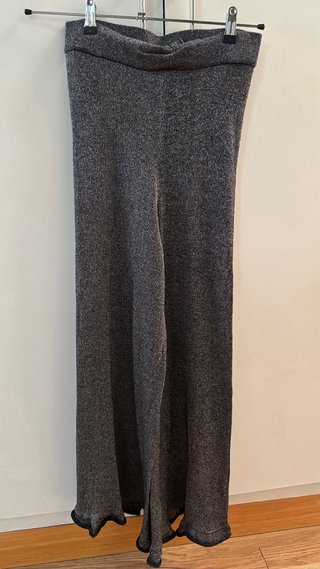 Conjunto punto Zara gris y plateado