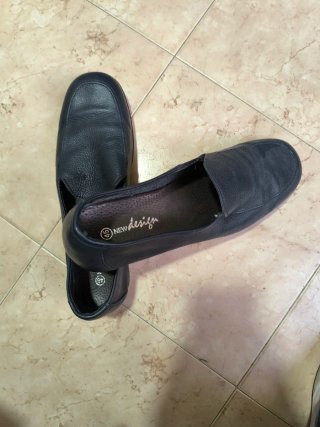 Mocasines de Piel-hombre Talla 45