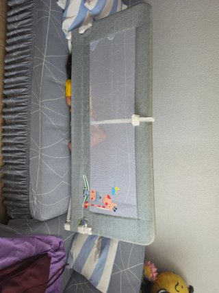 Barrera de Cama Infantil Gris