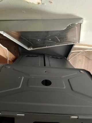 Estufa de gas Mercalor gris