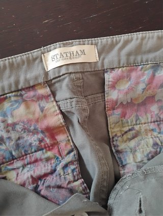 Pantaloni cargo uomo verde oliva