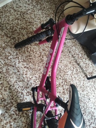Bicicleta infantil rosa b-pro 20. 21 pulgadas.