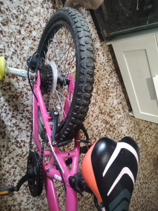 Bicicleta infantil rosa b-pro 20. 21 pulgadas.