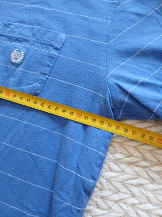 Polo Chaps Talla L Rayas Azules