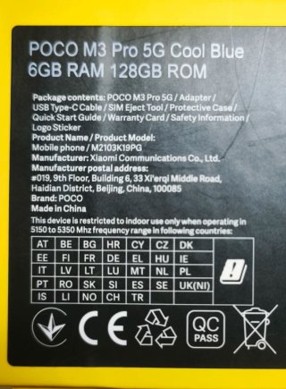POCO M3 Pro 5G Giallo
