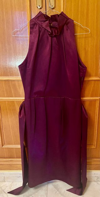 Vestido de fiesta morado