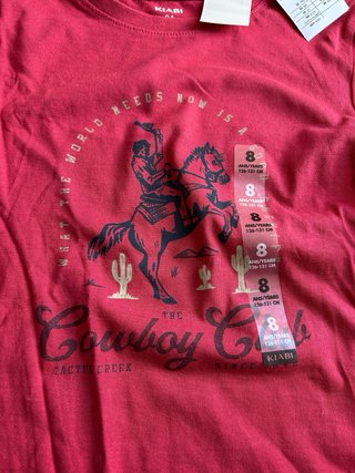 3 camisetas manga larga nuevas con etiqueta T. 7-8
