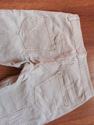 Pantalones rayas Mango Talla 36