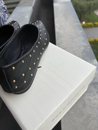 Alpe Bailarinas Negras Tachuelas Talla 38