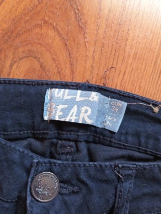 Pantalones Pull and Bear negros talla 34