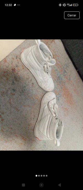 Zapatillas Vans Blancas Altas