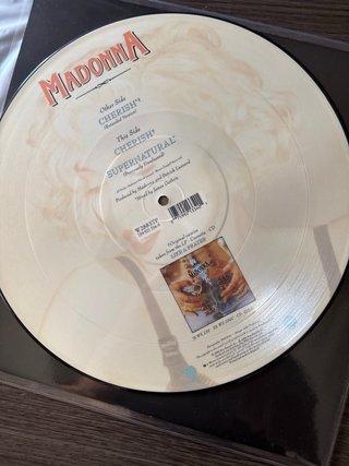Madonna Cherish 12 Picture Disc Vinilo NM