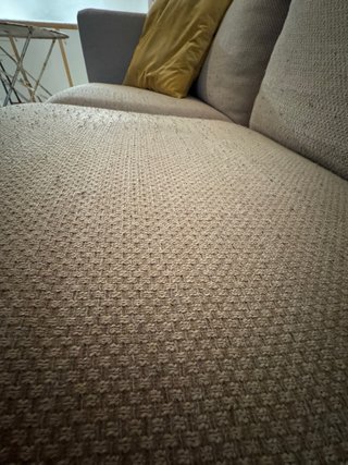 Sofá Chaise Longue Beige Diseño Minimalista