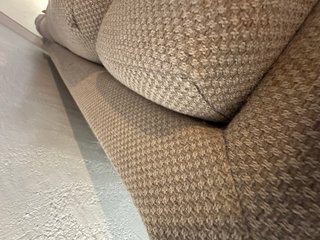 Sofá Chaise Longue Beige Diseño Minimalista