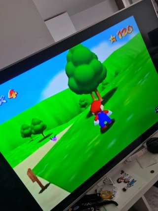 Nintendo 64 Blu Ghiaccio + Super Mario 64