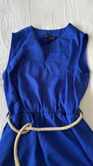 Vestido largo fiesta/ceremonia azul