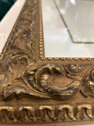 Marco Antiguo Estilo Barroco Dorado