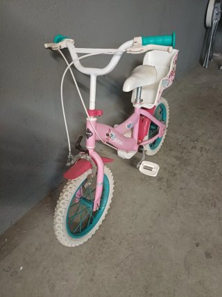 Bicicleta Infantil Minnie Mouse Rosa
