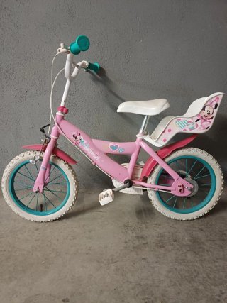 Bicicleta Infantil Minnie Mouse Rosa