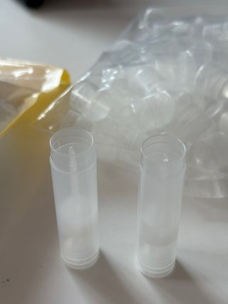 44 Envases Tubitos Bálsamo Labial Transparentes