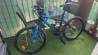 Bicicleta niño B'TWIN azul 8-12 años