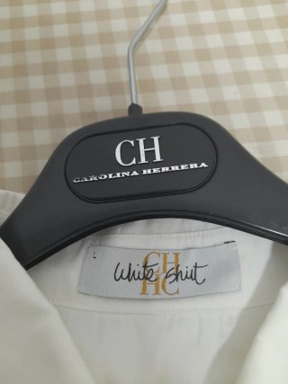 Camisa Blanca Carolina Herrera Talla M