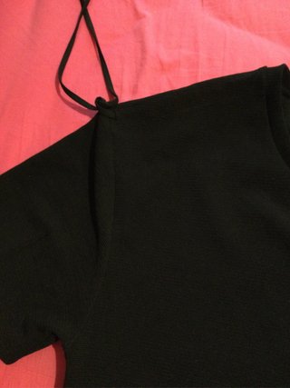Top oversize Bimba y Lola negro talla única
