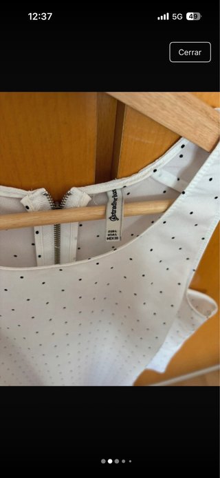 Camiseta tirantes Stradivarius Lunares Talla L