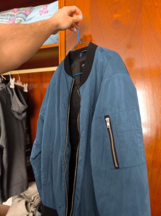 Chaqueta bomber SMOG azul talla L