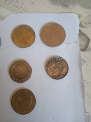 Lote monedas extranjeras