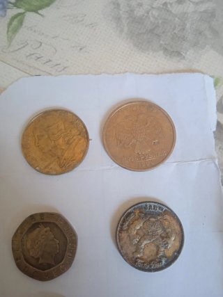 Lote monedas extranjeras