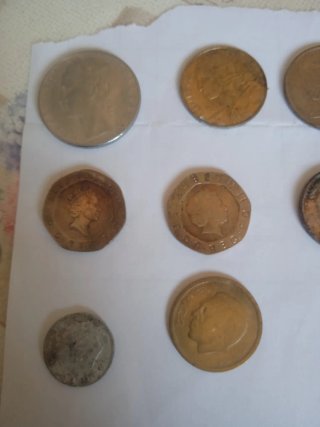 Lote monedas extranjeras