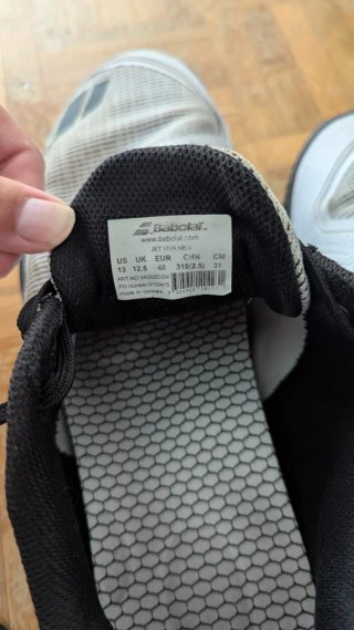 Zapatillas pádel Babolat Jet Viva Hombre Blancas