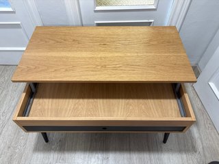Mesa centro abatible madera