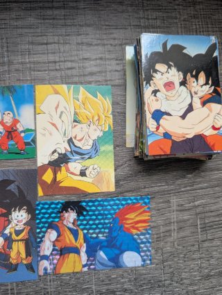 Lote cromos Dragon Ball Z originales 90s