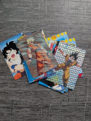Lote cromos Dragon Ball Z originales 90s