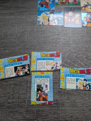 Lote cromos Dragon Ball Z originales 90s