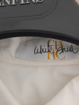 Camisa Carolina Herrera Blanca Doble Puño