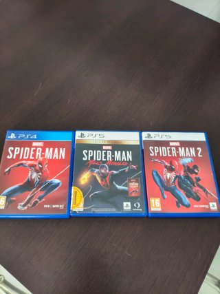 Marvel Spider-Man PS4 y PS5 (3 Juegos)