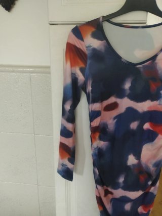 Vestido ajustado estampado